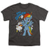MY LITTLE PONY TV/20 PERCENT COOLER - S/S YOUTH 18/1 - CHARCOAL
