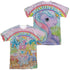 MY LITTLE PONY RETRO/CLASSIC PONIES (FRONT/BACK PRINT) - S/S ADULT POLY CREW - MULTI