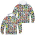 TRANSFORMERS/COVER COLLAGE (FRONT/BACK PRINT) - ADULT POLY PULLOVER HOODIE - MULTI