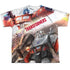 TRANSFORMERS/WARRIORS OF CYBERTRON (FRONT/BACK PRINT) - S/S YOUTH POLY CREW - MULTI