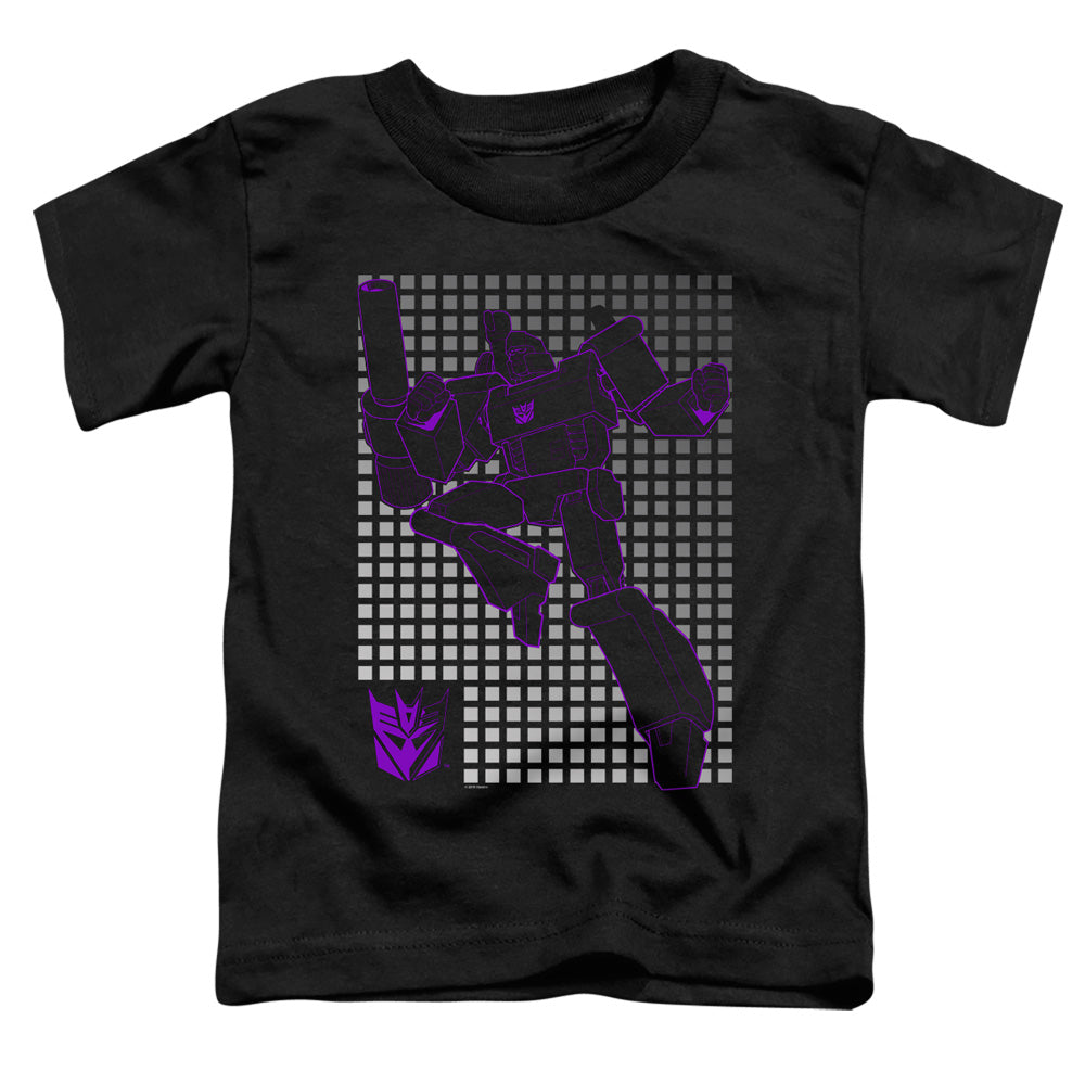 TRANSFORMERS/MEGATRON GRID - S/S TODDLER TEE - BLACK