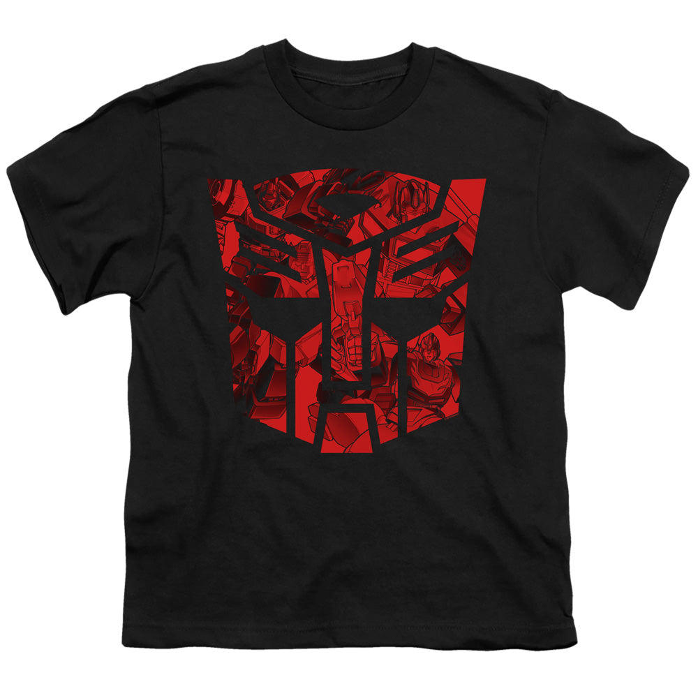 TRANSFORMERS/TONAL AUTOBOT - S/S YOUTH 18/1 - BLACK