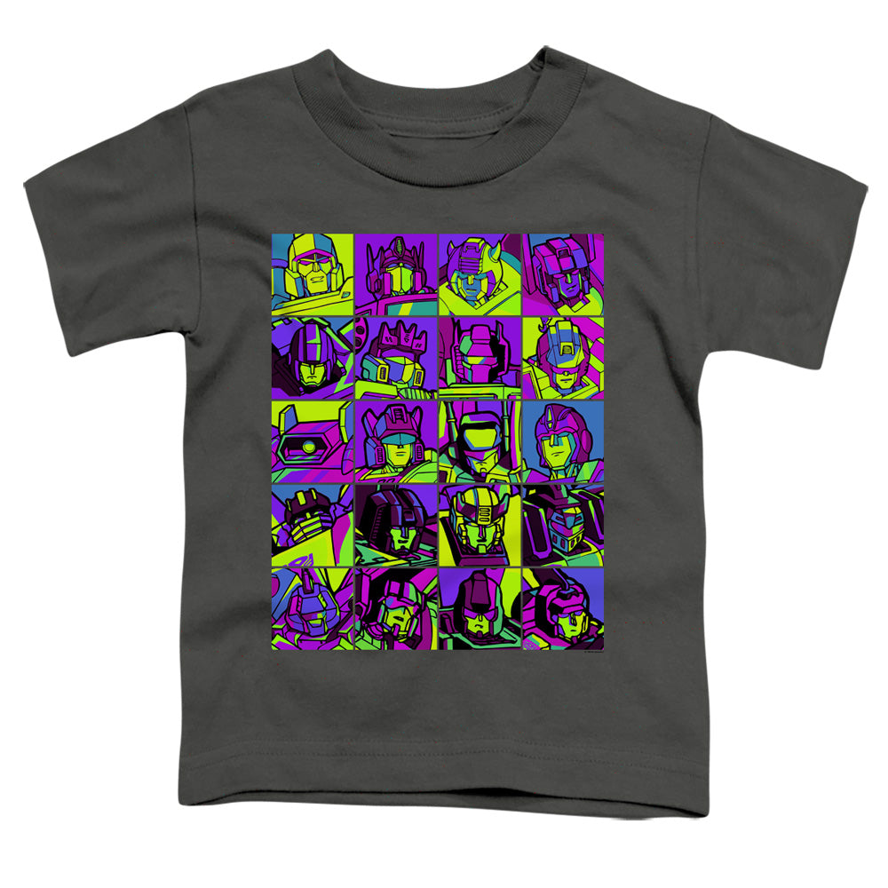 TRANSFORMERS/TRANSFORMER SQUARES - S/S TODDLER TEE - CHARCOAL