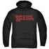 DUNGEONS AND DRAGONS/TYPE LOGO - ADULT PULLOVER HOODIE - BLACK