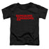 DUNGEONS AND DRAGONS/TYPE LOGO - S/S TODDLER TEE - BLACK