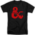 DUNGEONS AND DRAGONS/AMPERSAND LOGO - S/S ADULT TALL 18/1 - BLACK