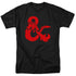 DUNGEONS AND DRAGONS/AMPERSAND LOGO - S/S ADULT 18/1 - BLACK