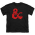 DUNGEONS AND DRAGONS/AMPERSAND LOGO - S/S YOUTH 18/1 - BLACK