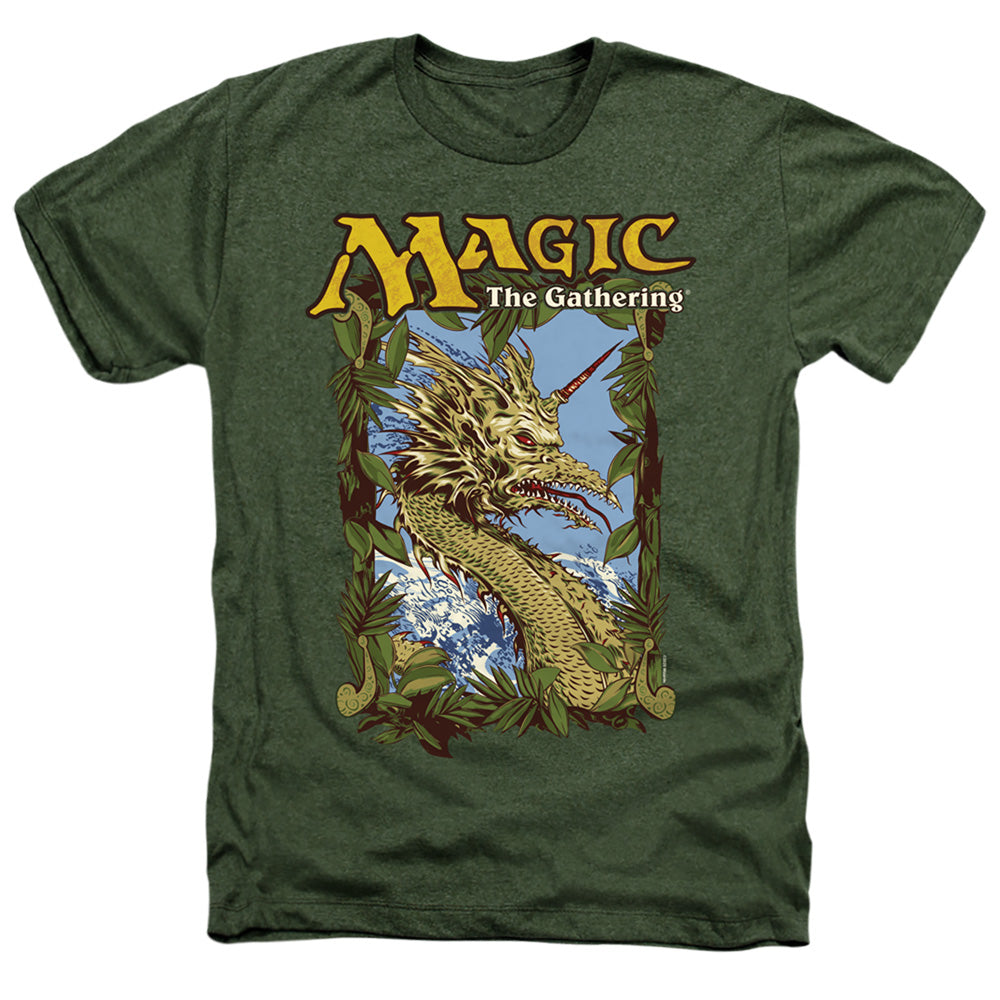MAGIC THE GATHERING/MIRAGE DECK ART - ADULT HEATHER - MILITARY GREEN