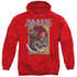 MAGIC THE GATHERING/FIFTH EDITION DECK ART - ADULT PULLOVER HOODIE - RED