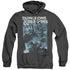 DUNGEONS AND DRAGONS/TARRASQUE - ADULT HEATHER HOODIE - BLACK