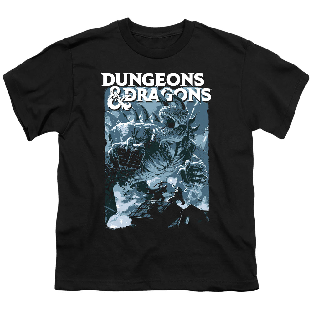 DUNGEONS AND DRAGONS/TARRASQUE - S/S YOUTH 18/1 - BLACK