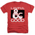 DUNGEONS AND DRAGONS/LAWFUL GOOD - ADULT HEATHER - RED
