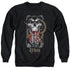DUNGEONS AND DRAGONS/LICH FOR CHAOS - ADULT CREWNECK SWEATSHIRT - BLACK