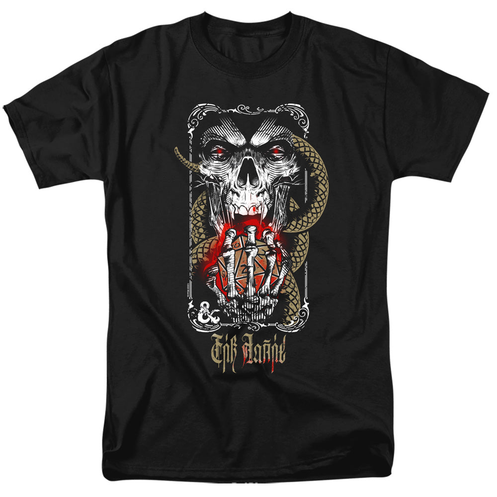 DUNGEONS AND DRAGONS/LICH FOR CHAOS - S/S ADULT 18/1 - BLACK