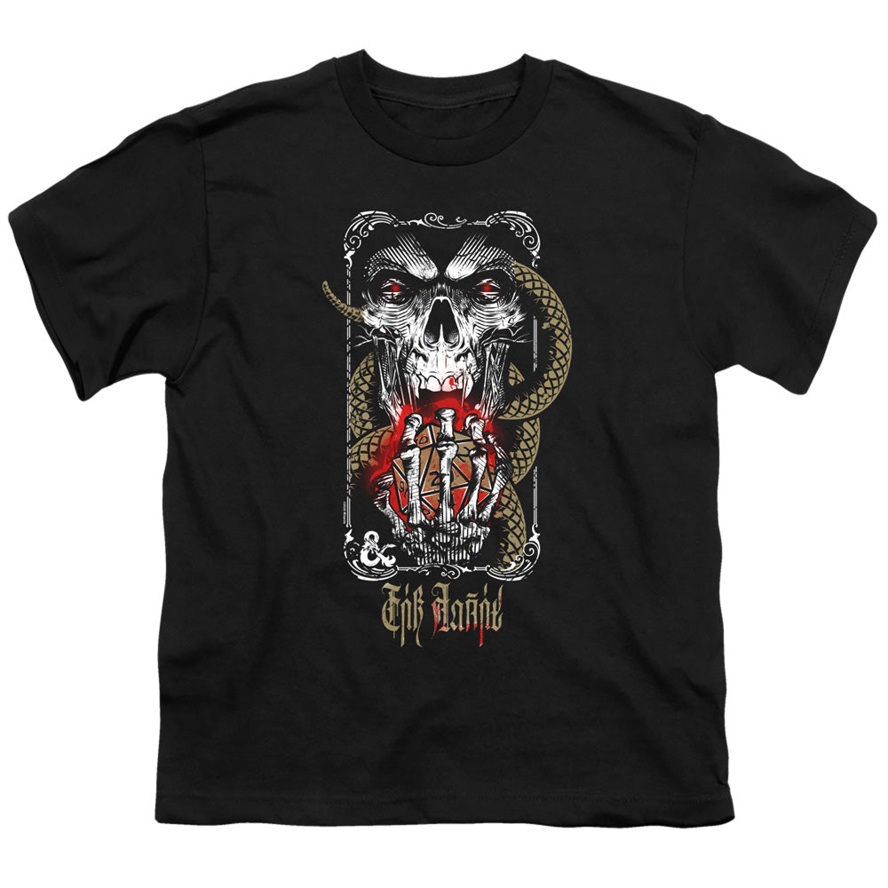 DUNGEONS AND DRAGONS/LICH FOR CHAOS - S/S YOUTH 18/1 - BLACK