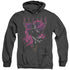 MAGIC THE GATHERING/ASHIOK - ADULT HEATHER HOODIE - BLACK