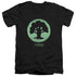 MAGIC THE GATHERING/GREEN SYMBOL - S/S ADULT V-NECK 30/1 - BLACK
