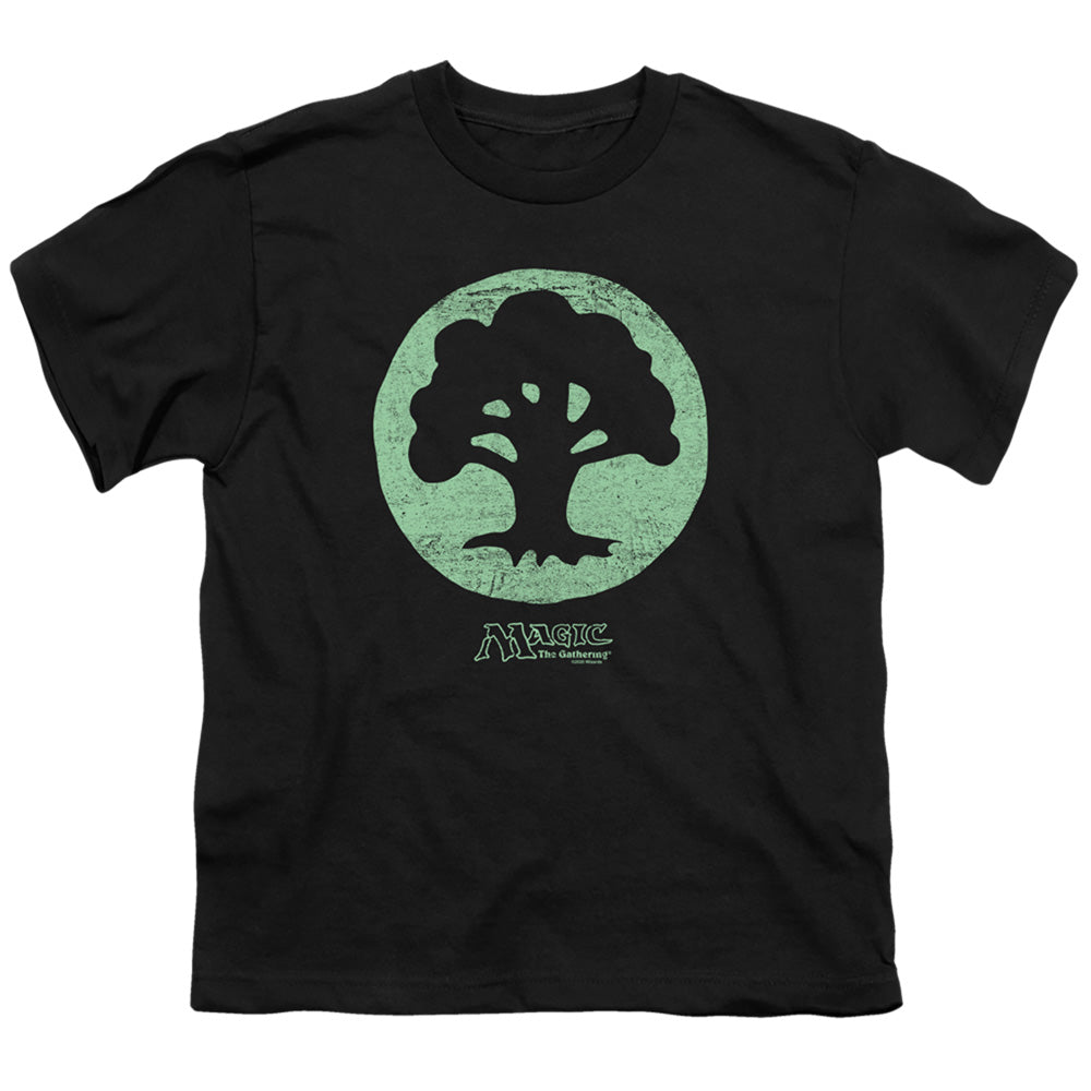 MAGIC THE GATHERING/GREEN SYMBOL - S/S YOUTH 18/1 - BLACK