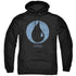 MAGIC THE GATHERING/BLUE SYMBOL - ADULT PULLOVER HOODIE - BLACK