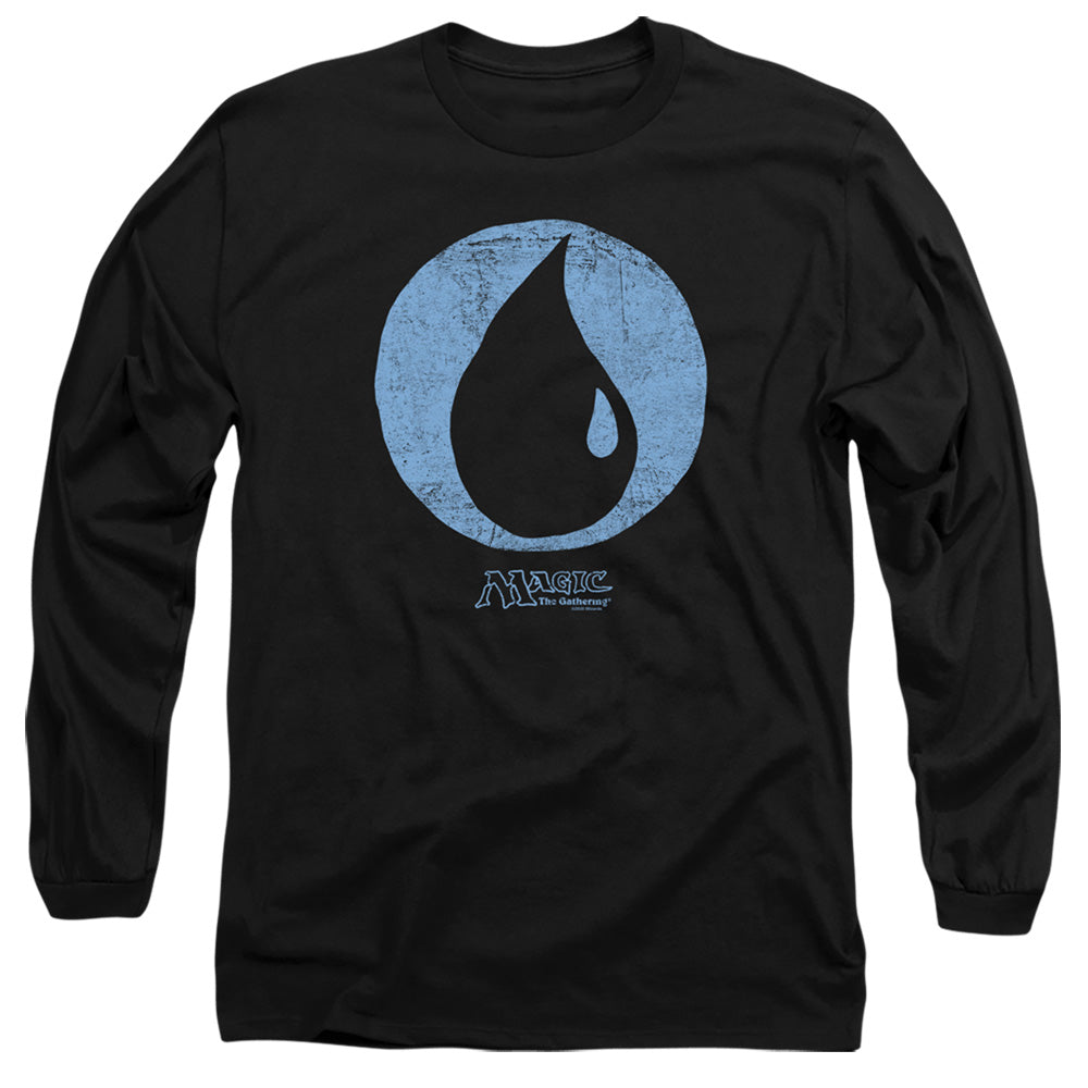 MAGIC THE GATHERING/BLUE SYMBOL - L/S ADULT 18/1 - BLACK