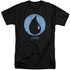 MAGIC THE GATHERING/BLUE SYMBOL - S/S ADULT TALL 18/1 - BLACK