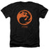 MAGIC THE GATHERING/RED SYMBOL - ADULT HEATHER - BLACK