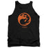 MAGIC THE GATHERING/RED SYMBOL - ADULT TANK - BLACK