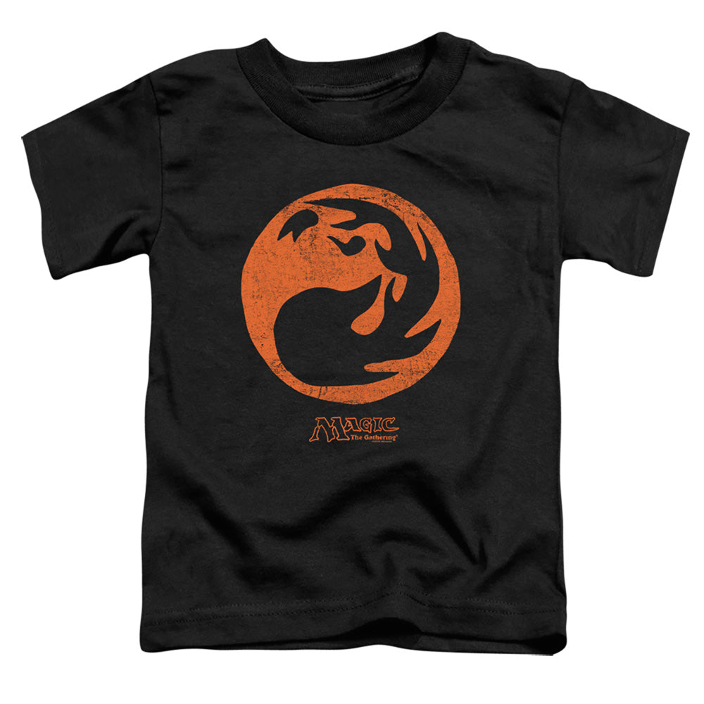 MAGIC THE GATHERING/RED SYMBOL - S/S TODDLER TEE - BLACK