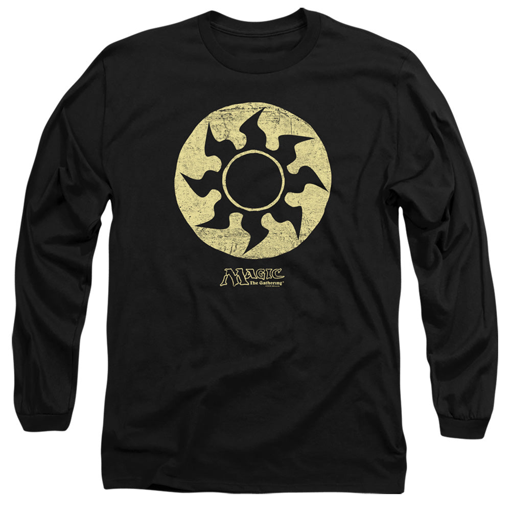 MAGIC THE GATHERING/WHITE SYMBOL - L/S ADULT 18/1 - BLACK
