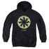 MAGIC THE GATHERING/WHITE SYMBOL - YOUTH PULLOVER HOODIE - BLACK