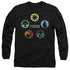 MAGIC THE GATHERING/5 COLORS - L/S ADULT 18/1 - BLACK