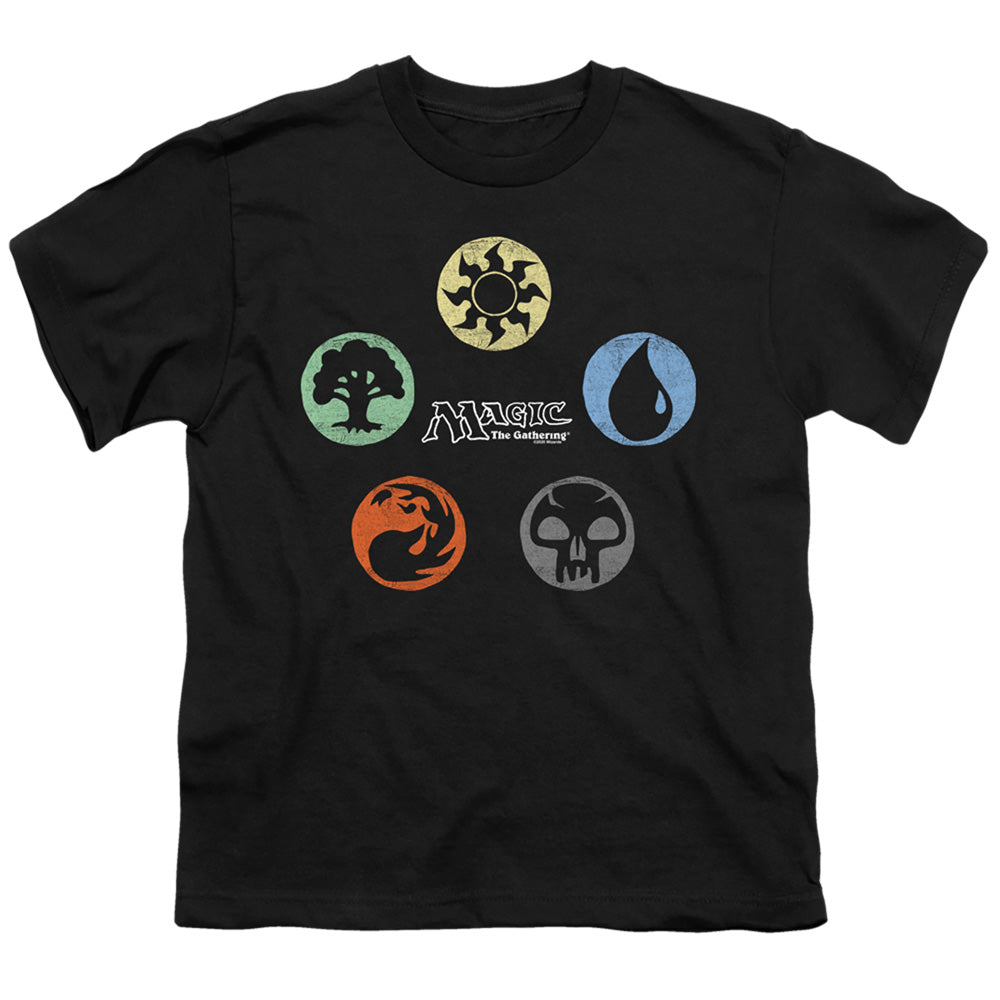 MAGIC THE GATHERING/5 COLORS - S/S YOUTH 18/1 - BLACK
