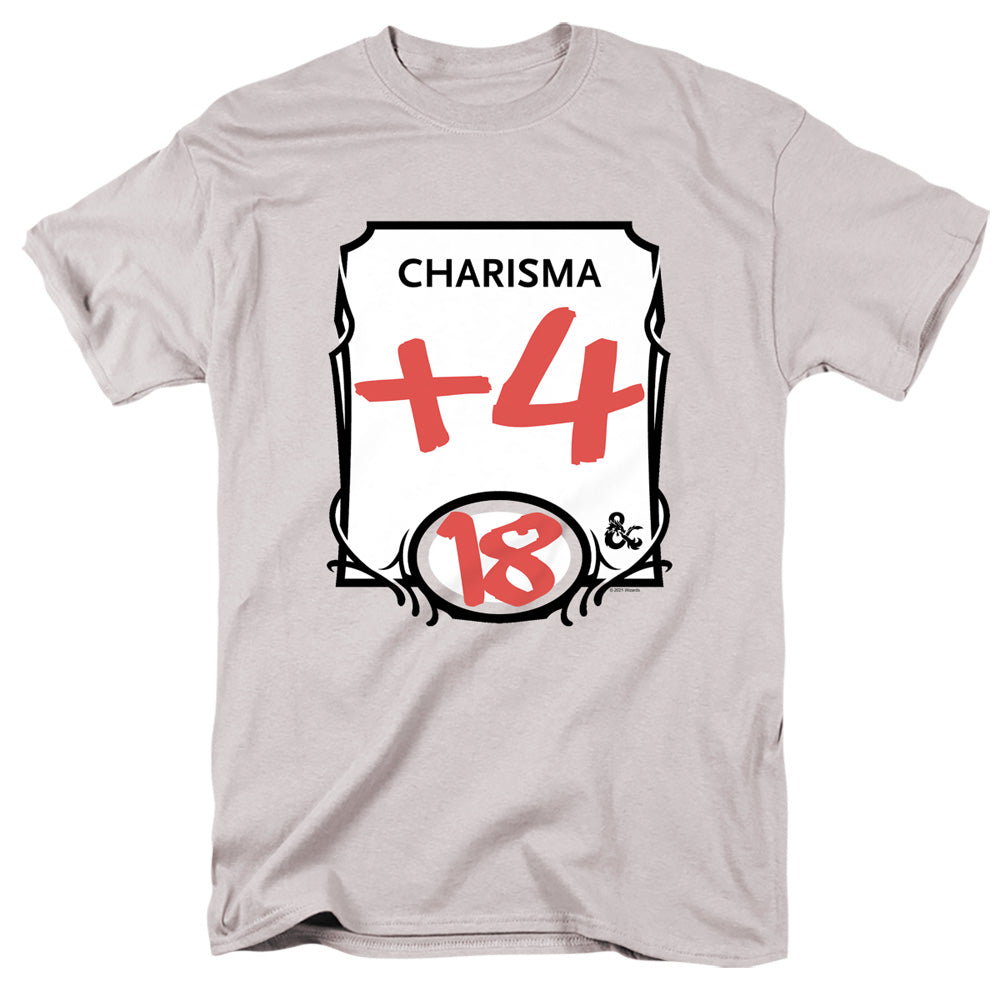 DUNGEONS AND DRAGONS/CHARISMA - S/S ADULT 18/1 - SILVER