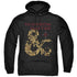 DUNGEONS AND DRAGONS/DUNGEON MASTER - ADULT PULLOVER HOODIE - BLACK