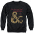 DUNGEONS AND DRAGONS/DUNGEON MASTER - ADULT CREWNECK SWEATSHIRT - BLACK