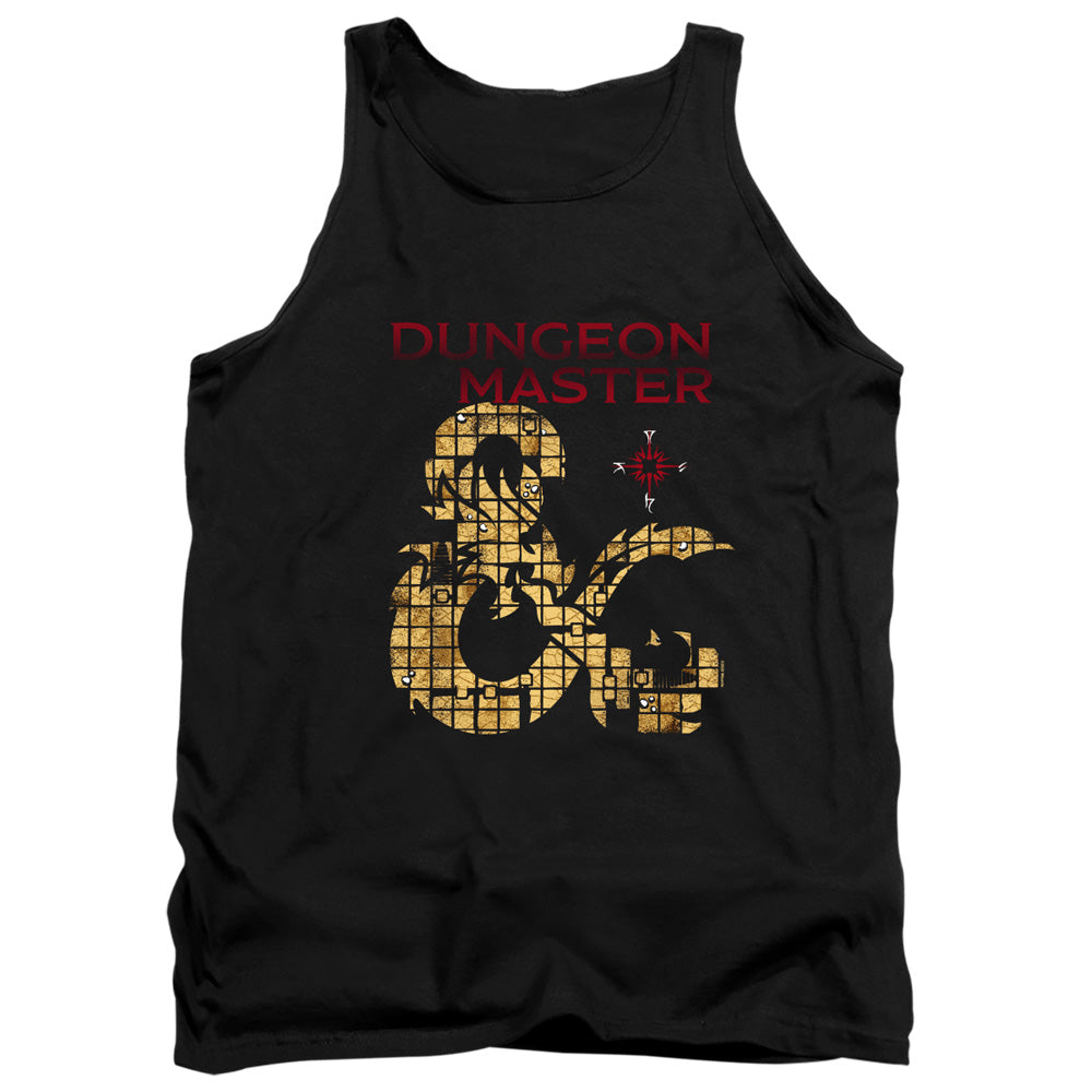 DUNGEONS AND DRAGONS/DUNGEON MASTER - ADULT TANK - BLACK
