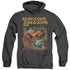 DUNGEONS AND DRAGONS/BEHOLDER STRIKE - ADULT HEATHER HOODIE - BLACK