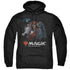 MAGIC THE GATHERING/PLANESWALKERS - ADULT PULLOVER HOODIE - BLACK