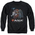 MAGIC THE GATHERING/PLANESWALKERS - ADULT CREWNECK SWEATSHIRT - BLACK