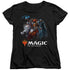 MAGIC THE GATHERING/PLANESWALKERS - S/S WOMENS TEE - BLACK