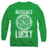 DUNGEONS AND DRAGONS/NATURALLY LUCKY - L/S ADULT 18/1 - KELLY GREEN