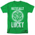 DUNGEONS AND DRAGONS/NATURALLY LUCKY - S/S ADULT 18/1 - KELLY GREEN