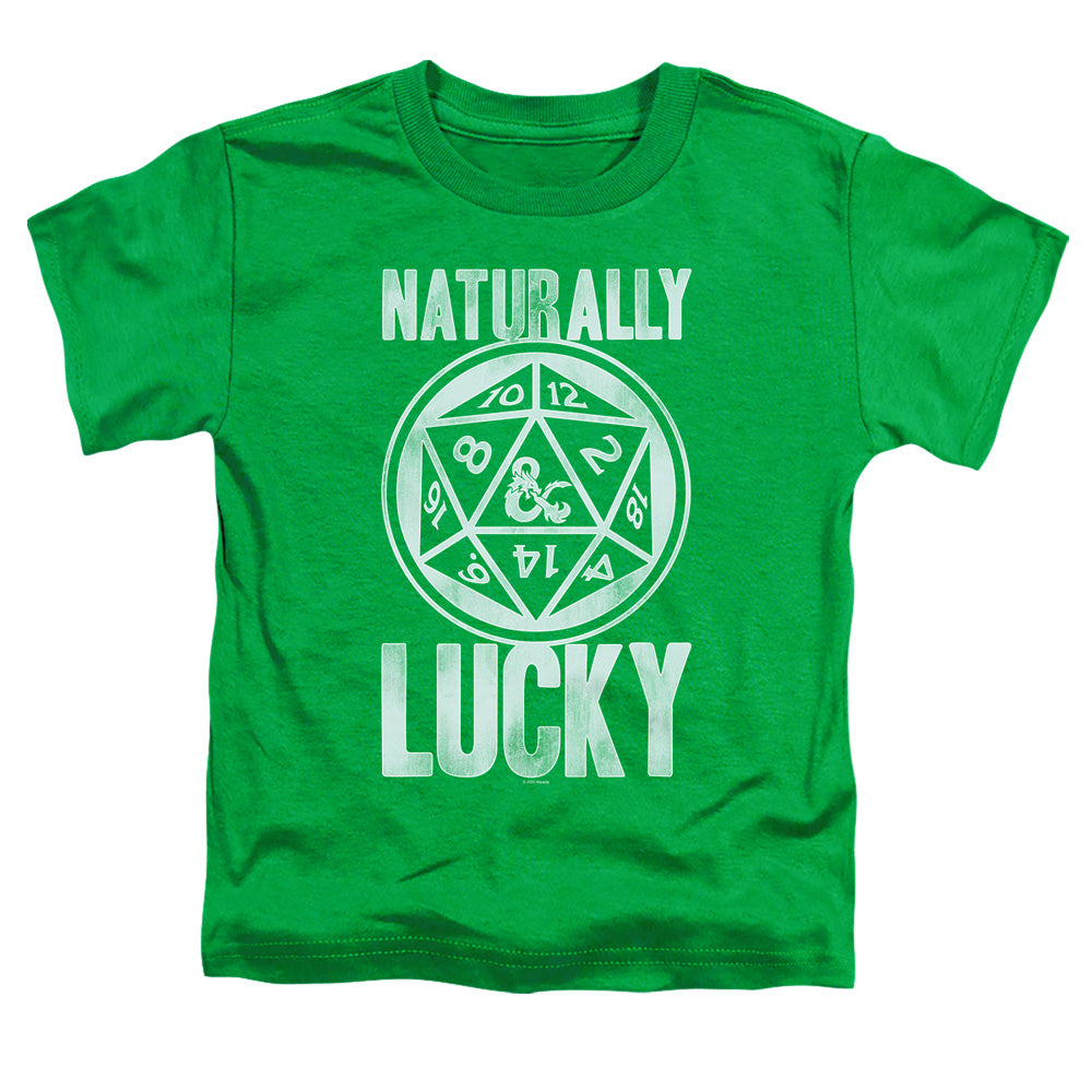 DUNGEONS AND DRAGONS/NATURALLY LUCKY - S/S TODDLER TEE - KELLY GREEN