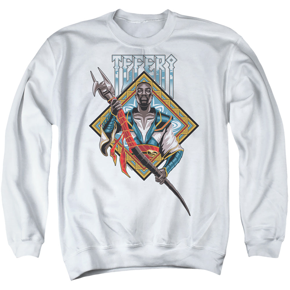 MAGIC THE GATHERING/TEFERI - ADULT CREWNECK SWEATSHIRT - WHITE
