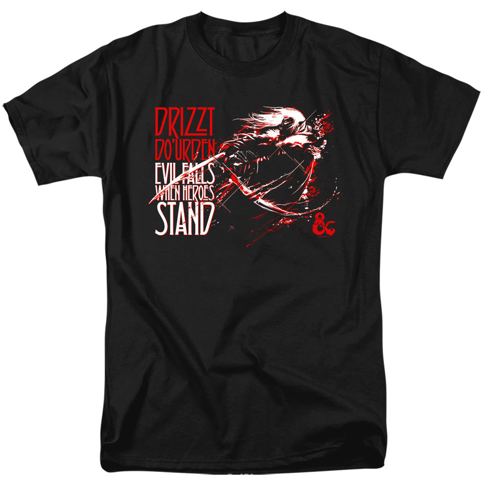 DUNGEONS AND DRAGONS/EVIL FALLS - S/S ADULT 18/1 - BLACK