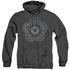 MAGIC THE GATHERING/ICON GLYPH - ADULT HEATHER HOODIE - BLACK