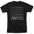 MAGIC THE GATHERING/RETRO LOGO REPEAT - S/S ADULT 18/1 - BLACK