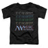 MAGIC THE GATHERING/RETRO LOGO REPEAT - S/S TODDLER TEE - BLACK