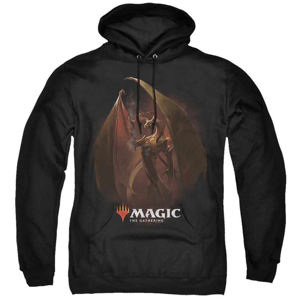 MAGIC THE GATHERING/NICOL BOLAS - ADULT PULLOVER HOODIE - BLACK